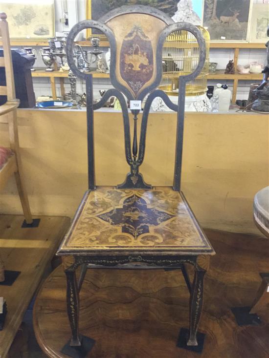 Inlaid chair(-)